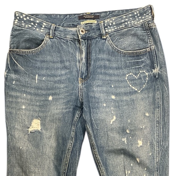 Scotch & Soda “Bandit” Slim Tapered Blauw Souvenir Women’s Jeans (W28 / L28) - Picture 5 of 15
